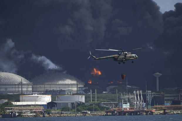 Cuba Oil Fire